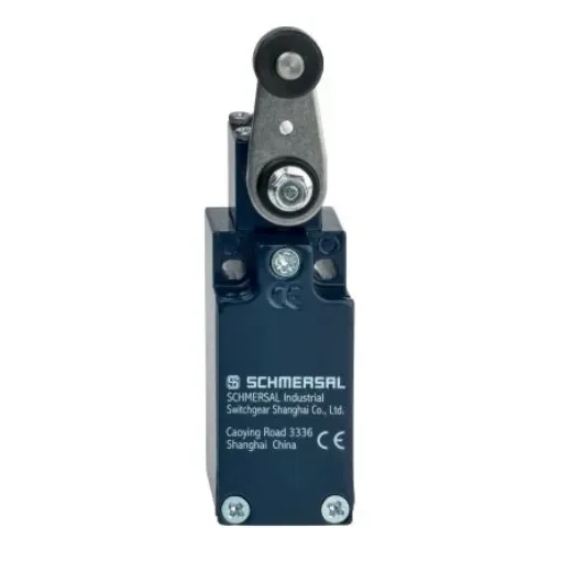 Schmersal EX-Z Series Roller Lever Safety Interlock Switch, 2NC, IP67, Die Cast Zinc Housing, 230V ac ac Max, 4A Max - EX-ZV14H 235-02Z-3D product image