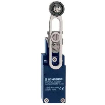 Schmersal EX-T Series Roller Lever Safety Interlock Switch, 1NO/1NC, IP65, Die Cast Zinc Housing, 230V ac ac Max, 4A Max - EX-TV7H 235-11Z-3D product image