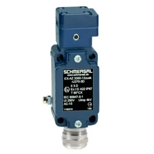 Schmersal IECEx EX-AZ 3350 Safety Interlock Switch, 2NC/1NO, Die Cast Alloy - EX-AZ 3350-12ZUEK-3D product image