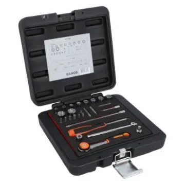 Bahco 1-Piece Imperial 1/4 in Bit Socket Set with Ratchet, Square - 6715GE product image