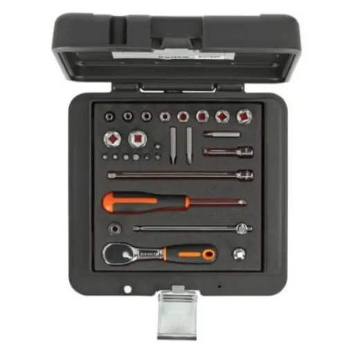 Bahco 1-Piece Imperial 1/4 in Bit Socket Set with Ratchet, Square - 6722M product image