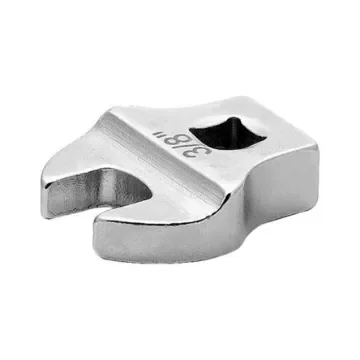 Bahco 677 Series Open Ended Insert Crowfoot Wrench, 1/4 in, 10mm Insert, Chrome Plated Finish - 677-10 product image