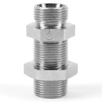 Parker Hydraulic Bulkhead Compression Tube Fitting 24° Cone Male to 24° Cone Male, SV28LOMD71 product image