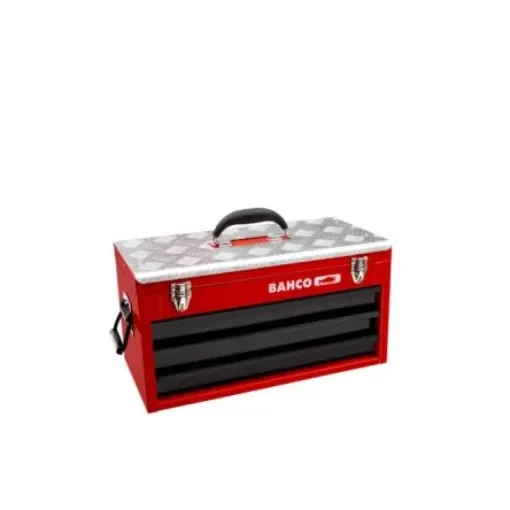 Bahco 1483 3 drawers  Metal Tool Box , 523 x 233 x 305mm - 1483KHD3RB product image
