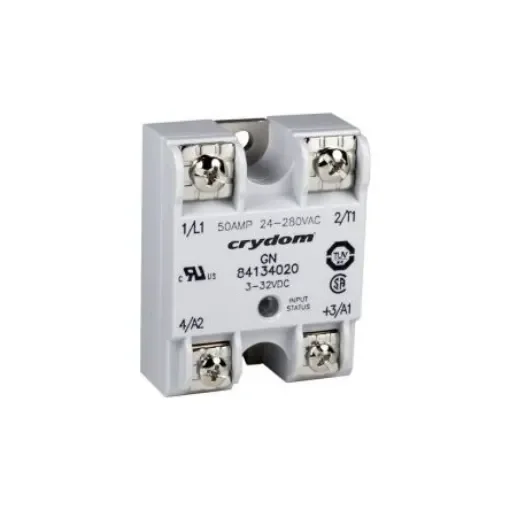Sensata Crydom GN Series Solid State Relay, 50 A Load, Panel Mount, 280 V Load, 32 Vdc Control - 84134020 product image
