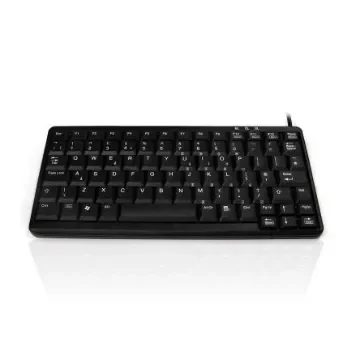 Ceratech KYB500-K82A Wired PS/2 & USB Compact Keyboard, QWERTY (UK), Black product image