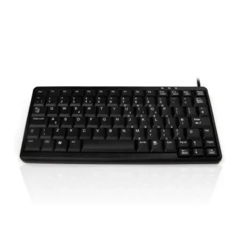 Ceratech KYB500-K82A Wired PS/2 & USB Compact Keyboard, QWERTY (UK), Black product image