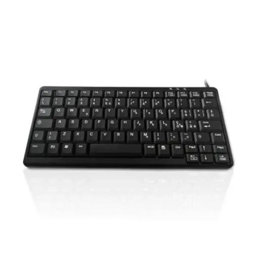 Ceratech KYB500-K82A-15IT Wired PS/2 & USB Compact Keyboard, QWERTY (Italy), Black product image