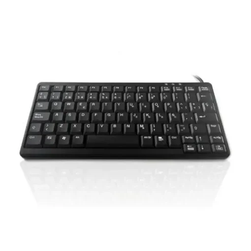 Ceratech KYB500-K82A-15SP Wired PS/2 & USB Compact Keyboard, QWERTY (Spain), Black product image