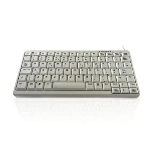 Ceratech KYB500-K82A-15WH Wired PS/2 & USB Compact Keyboard, QWERTY (UK), White product image