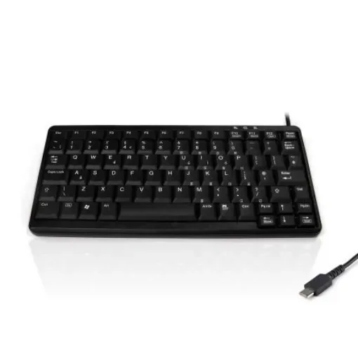 Ceratech KYB500-K82A-C Wired USB Compact Keyboard, QWERTY (UK), Black product image
