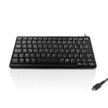 Ceratech KYB500-K82A-FR-C Wired USB Compact Keyboard, QWERTY (French), Black product image