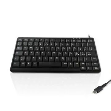 Ceratech KYB500-K82A-IT-C Wired USB Compact Keyboard, QWERTY (Italy), Black product image