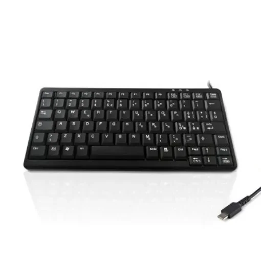 Ceratech KYB500-K82A-IT-C Wired USB Compact Keyboard, QWERTY (Italy), Black product image