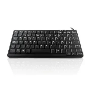 Ceratech KYB500-K82A-SP Wired PS/2 & USB Compact Keyboard, QWERTY (Spain), Black product image