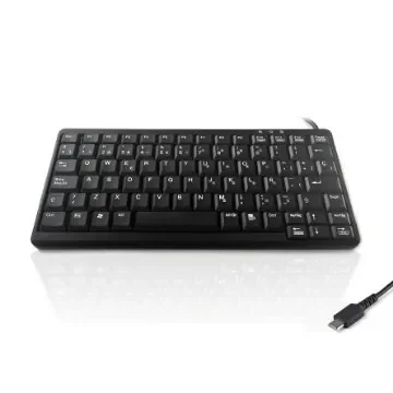 Ceratech KYB500-K82A-SP-C Wired USB Compact Keyboard, QWERTY (Spain), Black product image