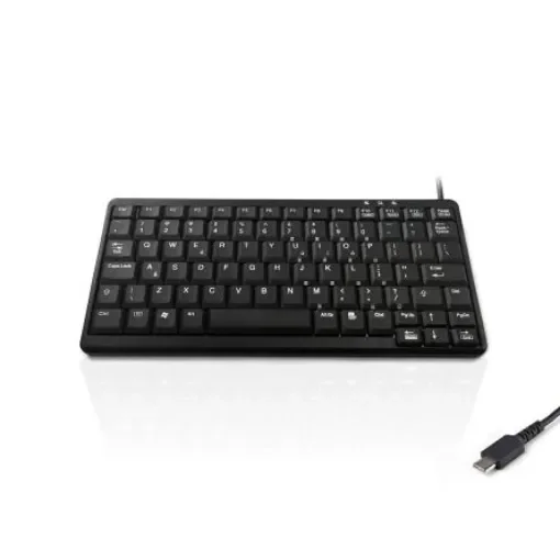 Ceratech KYB500-K82A-US-C Wired USB Compact Keyboard, QWERTY (US), Black product image