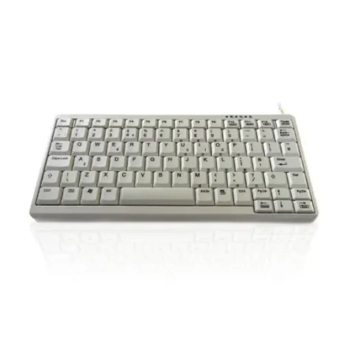 Ceratech KYB500-K82A-W Wired PS/2 & USB Compact Keyboard, QWERTY (UK), White product image
