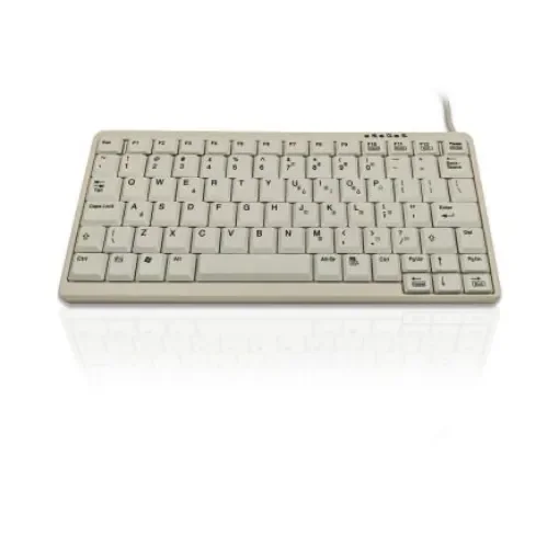 Ceratech KYB500-K82A-WHUS Wired PS/2 & USB Compact Keyboard, QWERTY (US), White product image