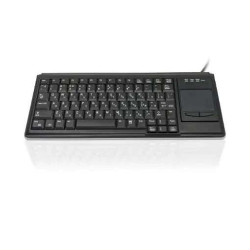 Ceratech KYB500-K82B-15CY Wired USB Touchpad Keyboard, QWERTY (Cyrillic), Black product image