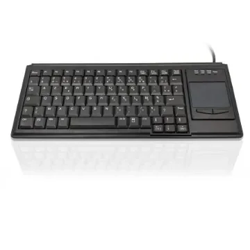 Ceratech KYB500-K82B-15FR Wired USB Touchpad Keyboard, QWERTY (French), Black product image