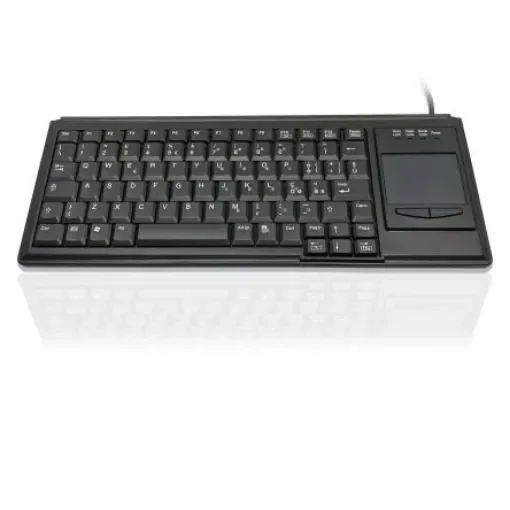 Ceratech KYB500-K82B-15IT Wired USB Touchpad Keyboard, QWERTY (Italy), Black product image