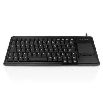 Ceratech KYB500-K82B-15KV Wired USB Touchpad Keyboard, QWERTY (UK), Black product image