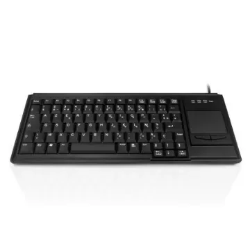 Ceratech KYB500-K82B-FR Wired USB Touchpad Keyboard, QWERTY (French), Black product image