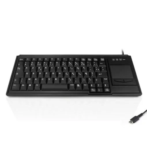 Ceratech KYB500-K82B-FR-C Wired USB Touchpad Keyboard, QWERTY (French), Black product image