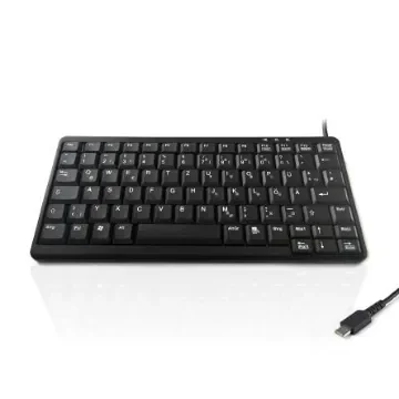 Ceratech KYB500-K82B-GR-C Wired USB Touchpad Keyboard, QWERTZ (German), Black product image