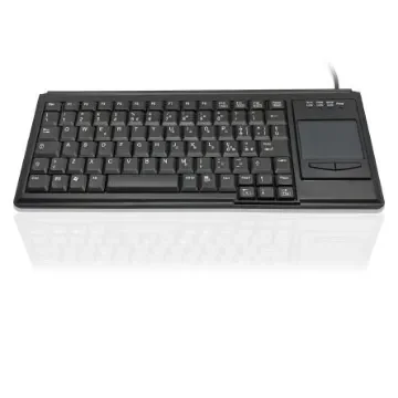 Ceratech KYB500-K82B-IT Wired USB Touchpad Keyboard, QWERTY (Italy), Black product image