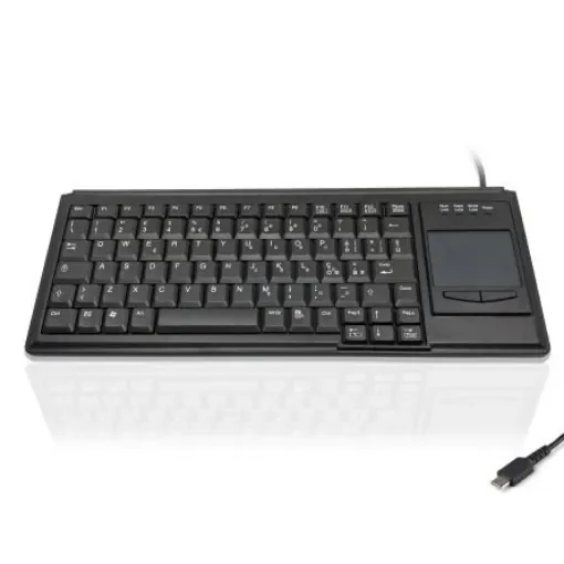 Ceratech KYB500-K82B-IT-C Wired USB Touchpad Keyboard, QWERTY (Italy), Black product image