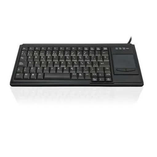 Ceratech KYB500-K82B-SP Wired USB Touchpad Keyboard, QWERTY (Spain), Black product image