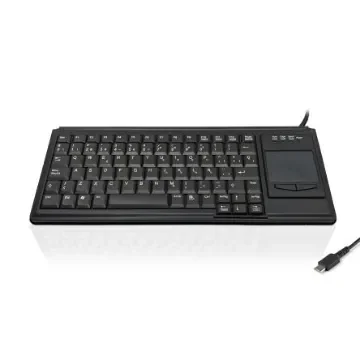 Ceratech KYB500-K82B-SP-C Wired USB Touchpad Keyboard, QWERTY (Spain), Black product image