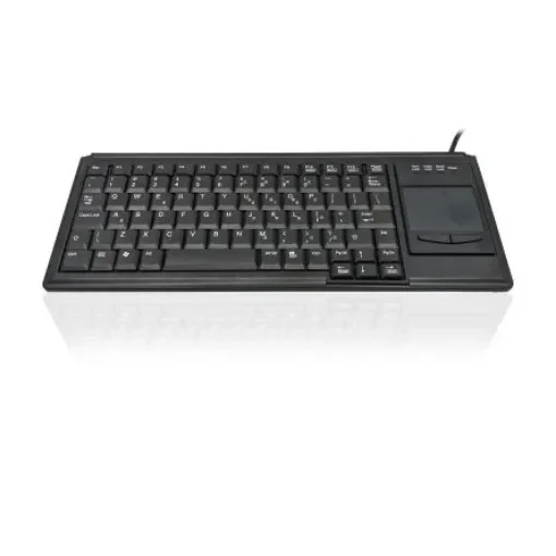 Ceratech KYB500-K82B-US Wired USB Touchpad Keyboard, QWERTY (US), Black product image