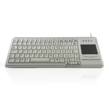 Ceratech KYB500-K82B-W Wired USB Touchpad Keyboard, QWERTY (UK), White product image