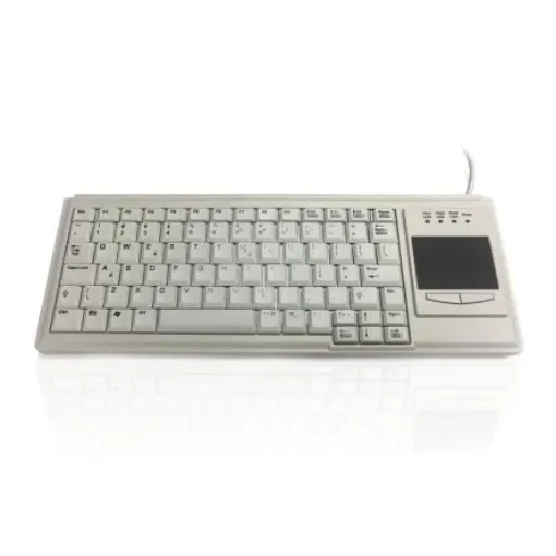 Ceratech KYB500-K82B-W-US Wired USB Touchpad Keyboard, QWERTY (US), White product image