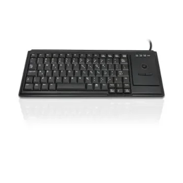 Ceratech KYB500-K82D-US Wired USB Trackball Keyboard, QWERTY (US), Black product image