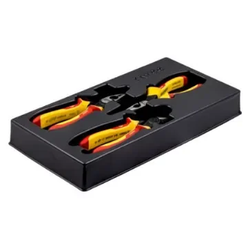 Bahco 9897S/3 3-Piece Plier Set, Pointed, Straight Tip, VDE/1000V product image