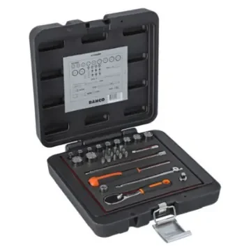 Bahco 1-Piece Imperial 1/4 in Bit Socket Set with Ratchet, Square - 6730MBP product image