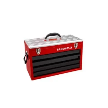 Bahco 1483 4 drawers  Metal Tool Box , 593 x 260 x 390mm - 1483KHD4RB product image