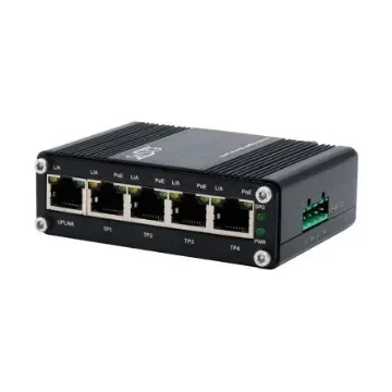 Exsys EX-62020PoE, Unmanaged 5 Port Industrial Ethernet Switch With PoE - EX-62020POE product image