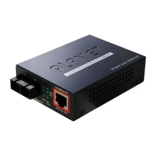 Planet SC Ethernet Media Converter, Multi Mode, 10/100 Mbit/s, 1000 Mbit/s 2km - FTP-802 product image
