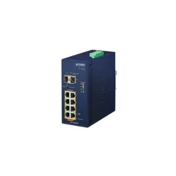 Planet IGS-1020PTF, Unmanaged 10 Port Ethernet Switch With PoE product image