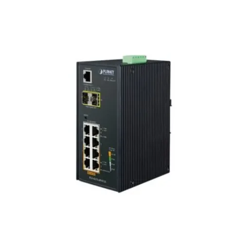 Planet IGS-4215-4P4T2S, Managed 10 Port Industrial Ethernet Switch With PoE product image