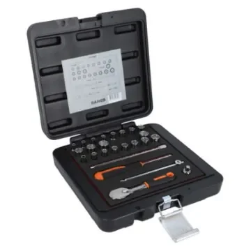 Bahco 1-Piece Imperial 1/4 in Bit Socket Set with Ratchet, Square - 6715MZ product image