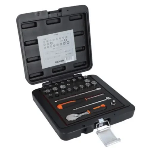 Bahco 1-Piece Imperial 1/4 in Bit Socket Set with Ratchet, Square - 6715MZ product image
