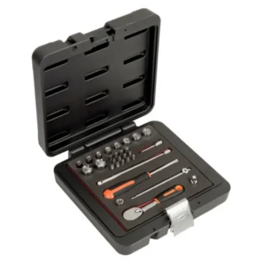 Bahco 1-Piece Imperial 1/4 in Bit Socket Set with Ratchet, Square - 6729MHP product image