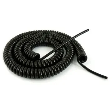TBS de Buck B.V., Spiral Cable, 6m 8 Core, Black Polyurethane PUR Power Cable - SP-DSR-229 product image