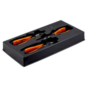 Bahco 9897G/3 3-Piece Plier Set, Pointed, Straight Tip product image